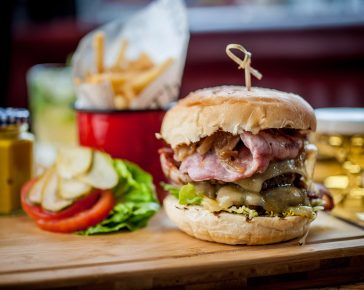 Food is served daily at all seven Three Cheers pubs. David Griffen