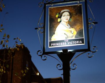 The exterior of The Princess Victoria in Shepherd's Bush, London. Barefoot Media