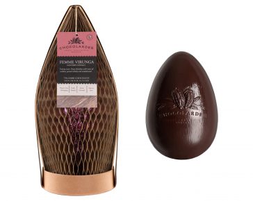 Virunga chocolate Easter egg by Chocolarder