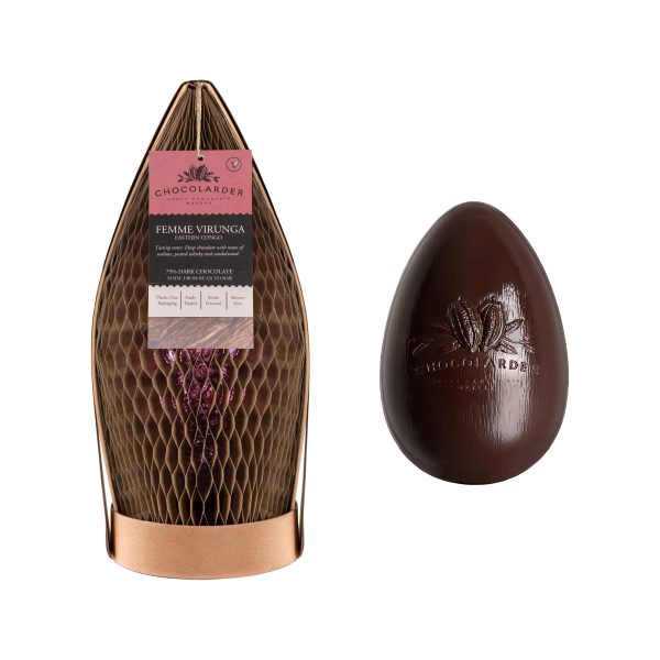 Virunga chocolate Easter egg by Chocolarder
