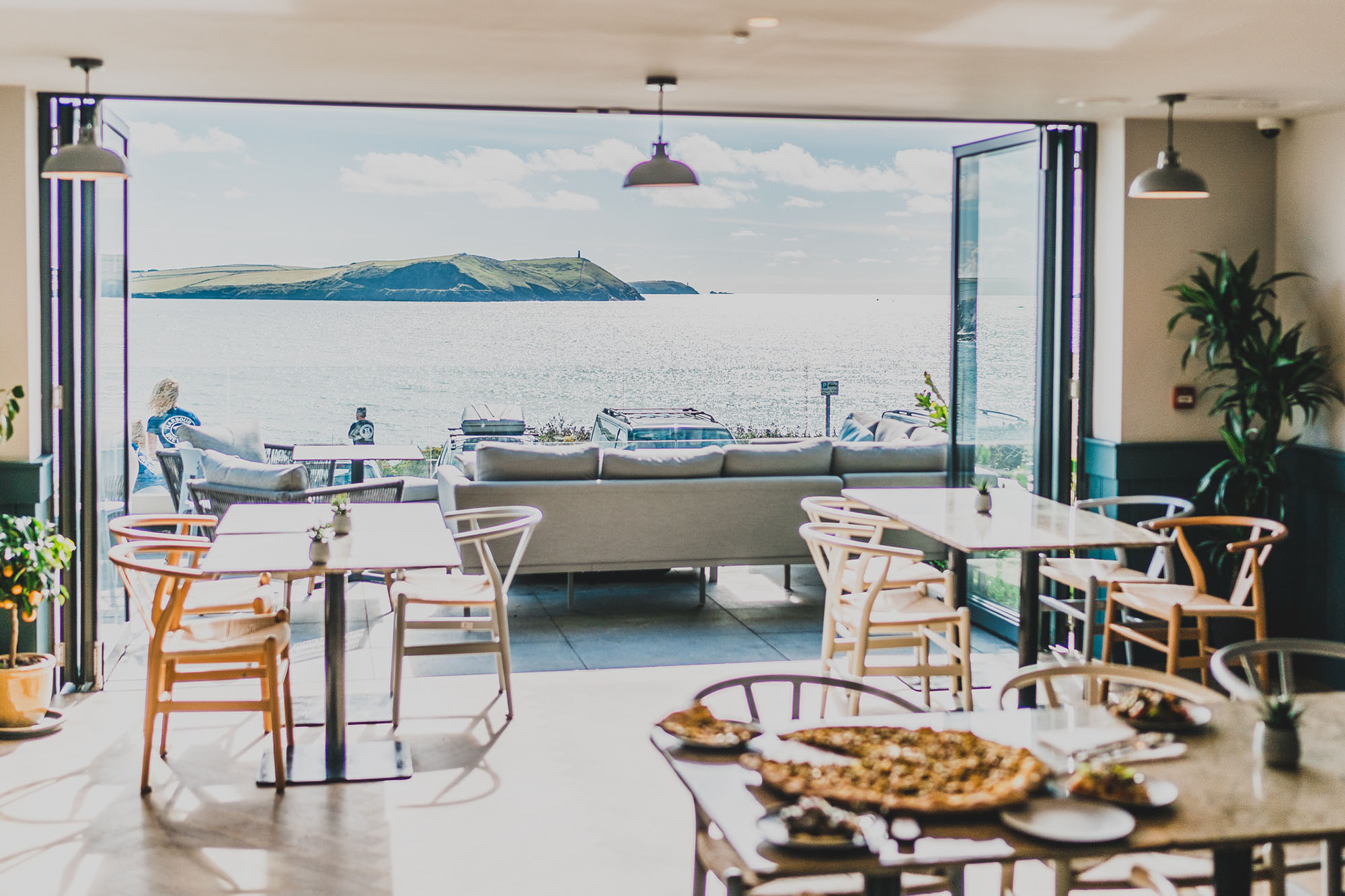 Views from The Atlantic Bar and Kitchen.