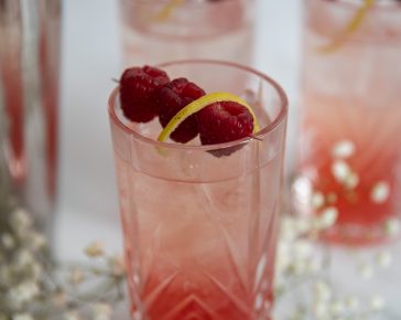 Raspberry, Apple & Elderflower Mocktail